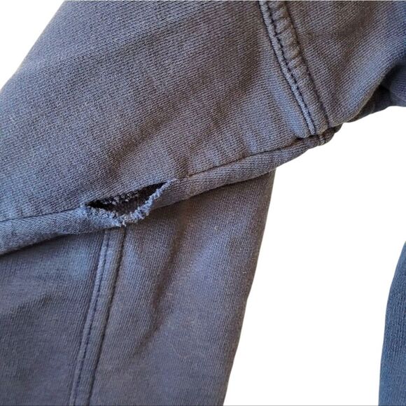 Vintage Y2K Unionbay Navy Blue Cowl Neck Sweatshirt Size S - Picture 5 of 6